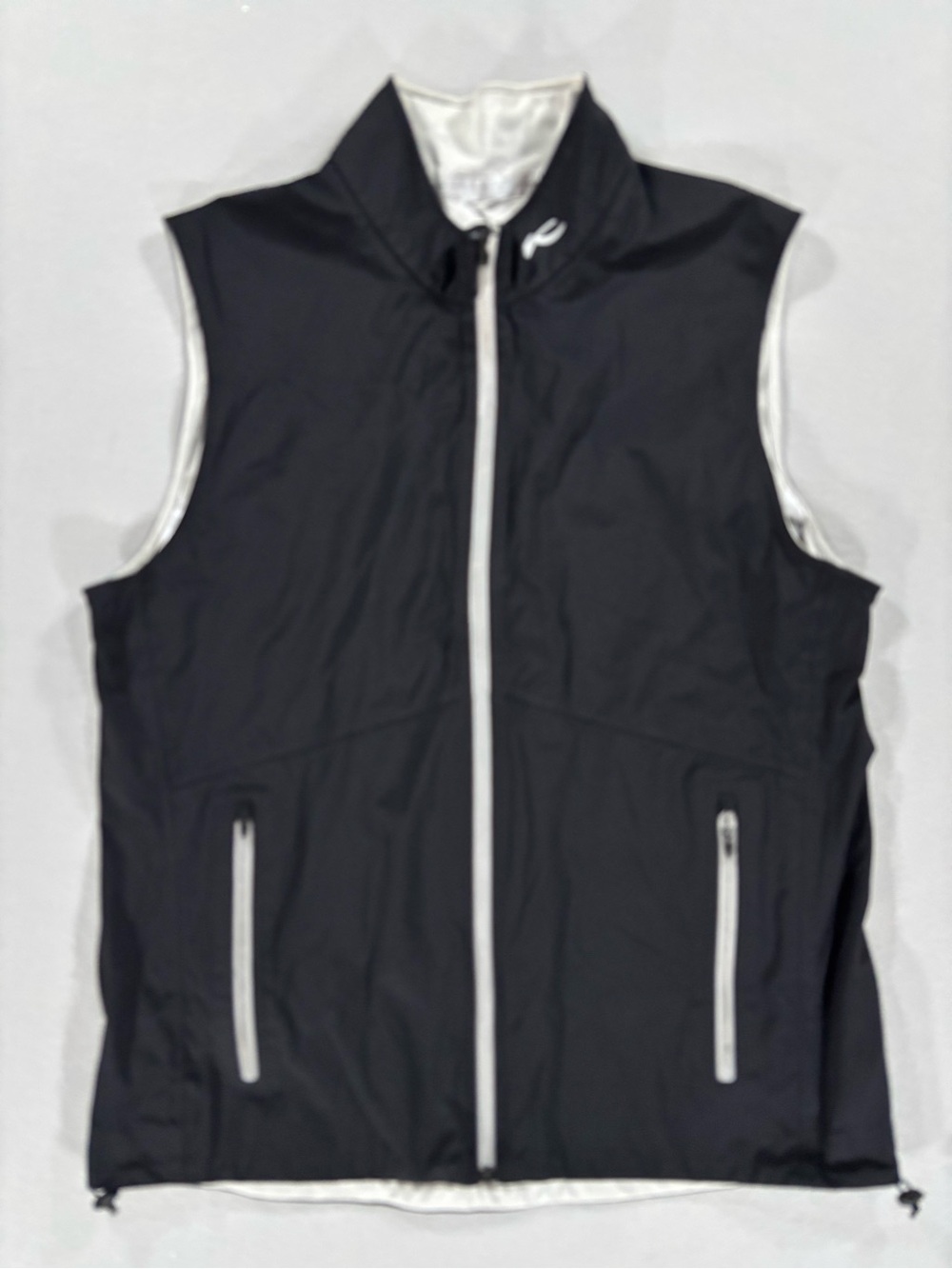 Kjus Gemini Men's Black reversible Vest - Performance Golf Layer L - Picture 2 of 10